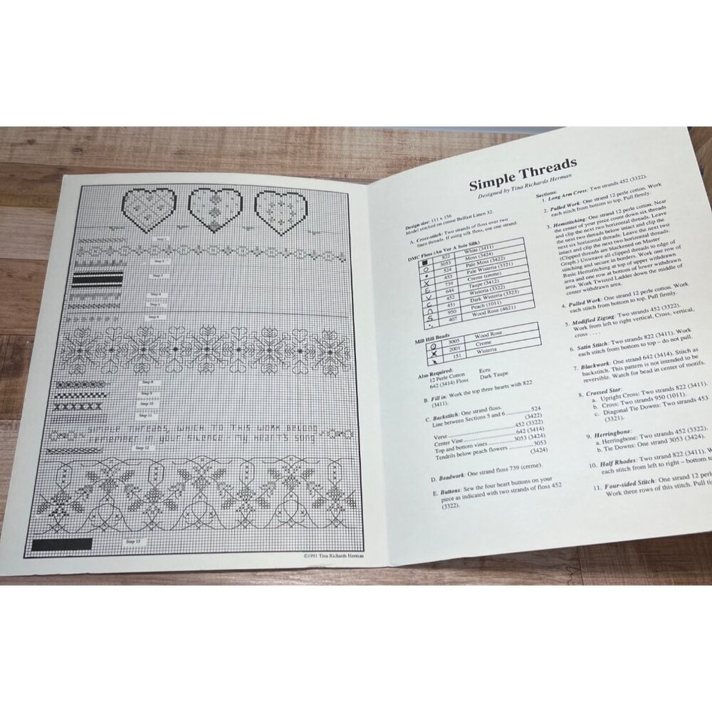 Shepherds Bush Simple Threads Cross-Stitch Pattern Booklet - Picture 3 of 3